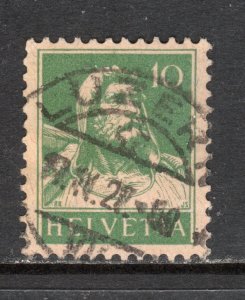 Switzerland  Scott#  168  single used