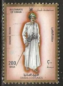 Oman  326, used,   1989.  Costumes.  (N85)