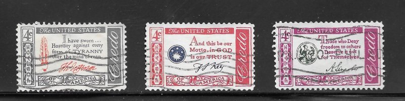 #1141-43 Used U.S Mixture 10 Cent Lot
