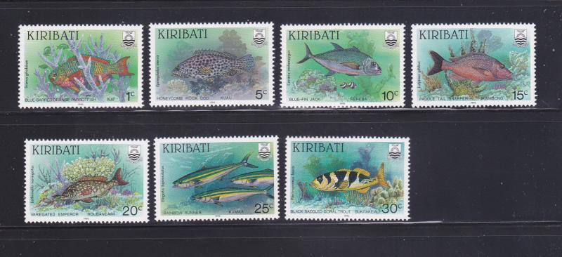 Kiribati 540-546 MNH Fish