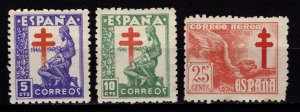 Spain 1946 Anti-tuberculosis Fund, Set [Unused]