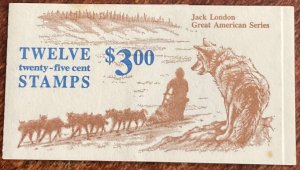 US #BK152 MNH Unexploded Booklet of 12 P#1  Jack London SCV $6.60 L42