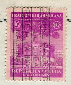 SPANISH CARIBBEAN;  1942 early Democracy issue fine used 10c. value