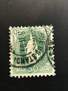 Switzerland, Scott#123, Used