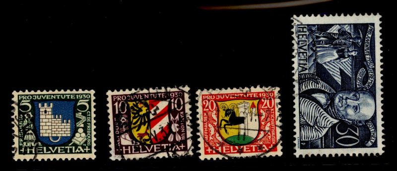 Switzerland #B53-B56  Single (Complete Set)