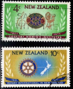 New Zealand Scott 469-470 Used set