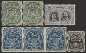 RHODESIA 1892-1913 Mint collection. SG cat £14,800+. (80)