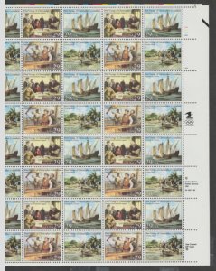 U.S. Scott Scott #2620-2623 Christopher Columbus Stamp - Mint NH Sheet