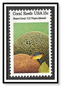 US #1827 Coral Reefs Brain Coral MNH