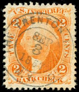 momen: US Stamps #R6c Revenue Handstamp Used XF