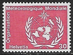 Switzerland # 8O10 - Meteorological Org. - MNH.....{X}