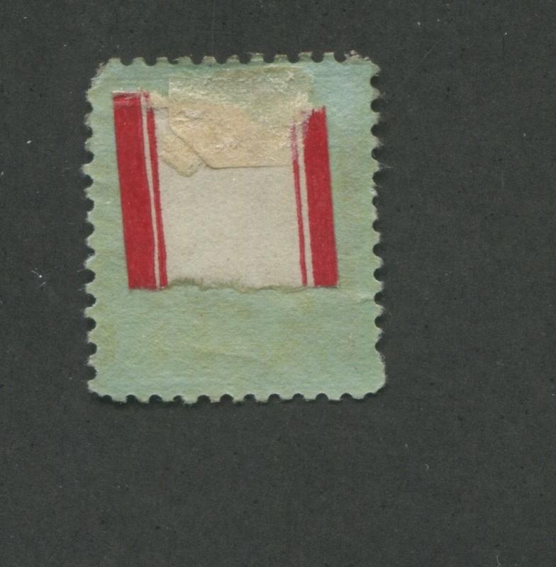 1903 Canada 5 Cent Blue Stamp Scott #91 King Edward VII CV $250