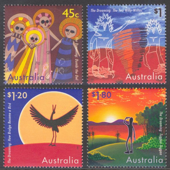 Australia 1997 Scott #1608-1611 Mint Never Hinged