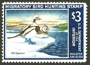 U.S. #RW34 MINT OG LH THIN