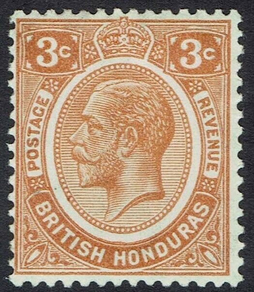 BRITISH HONDURAS 1922 KGV 3C