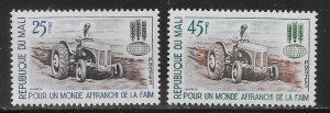 Mali 43-44 Freedom From Hunger set MNH