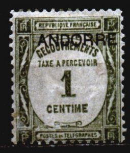 Andorra - French Unused Hinged Scott J9