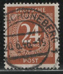 Germany AM Post Scott # 544, used, variation color