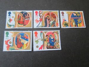 Great Britain 1991 Sc 1416-20 Christmas Religion set MNH