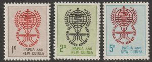 Papua New Guinea 164-166 complete set MNH