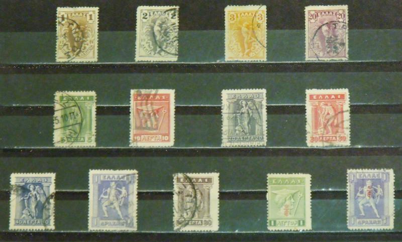 3013  Greece  MH/U  # 165-67, 170, 201-3, 205-6, 208, 225, 233, 245    CV$ 11.30