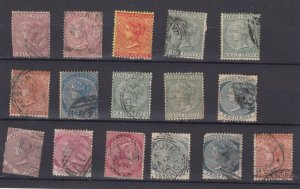 Jamaica QV Unchecked Collection Of 16 Fine Used BP3000