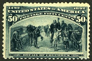 U.S. #240 MINT REGUMMED NH