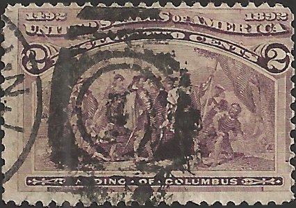 # 231 BROWN VIOLET USED LANDING OF COLUMBUS SCV-0.30