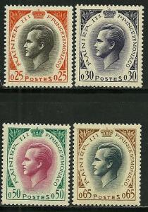 Monaco # 462-65, Mint Never Hinge