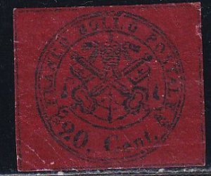 Italy Roman States 1867 Sc 16 SCV 47.50 Stamp MNH NG