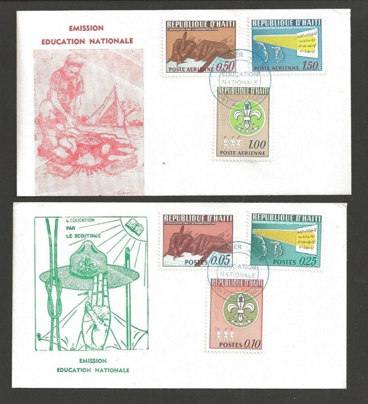 1967 Haiti Boy Scouts Education FDC