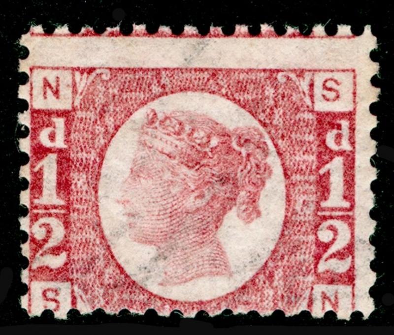 SG48, ½d rose-red PLATE 13, NH MINT. Cat £120. SN