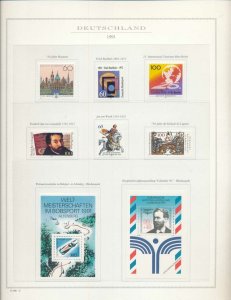 Germany 1990/91 MNH On 16 Pages(Apprx 130 Items)W3476AAA