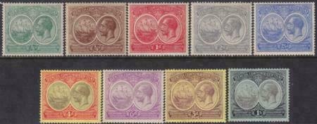 Bermuda 1920-1921 SC 55-60, 67-69 MLH Set