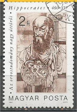 HUNGARY, 1987, used 2fo, Pioneers, Scott 3060