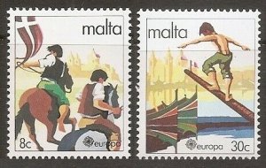 1981 Malta 628-629 Europa Cept