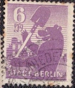 Germany DDR Russian Occupation Berlin 1945 -  11N2 Used