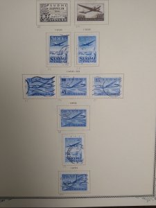 collection on pages Finland back of book (no semipostals) and Aland PS: CV $170