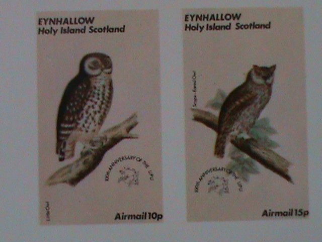 ​EYNHALLOW-LOVELY BIRDS- IMPERF-MNH S/S-VF EST $14-50% OFF PROMOTING PERIOD