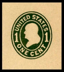 SCOTT #U405b VERY FINE MINT CUT SQUARE