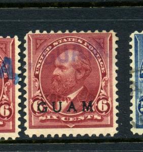 Guam Scott 6 Overprint Used Stamp (Stock G6-8)