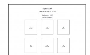 DENMARK STAMP ALBUM PAGES 1861-2011 (233 PDF digital pages)