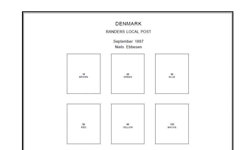 DENMARK STAMP ALBUM PAGES 1861-2011 (233 PDF digital pages)