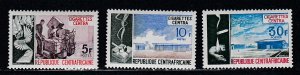 Central Africa  # 207-209, Centra Cigarette Manufacturing, Mint NH, 1/2 Cat.