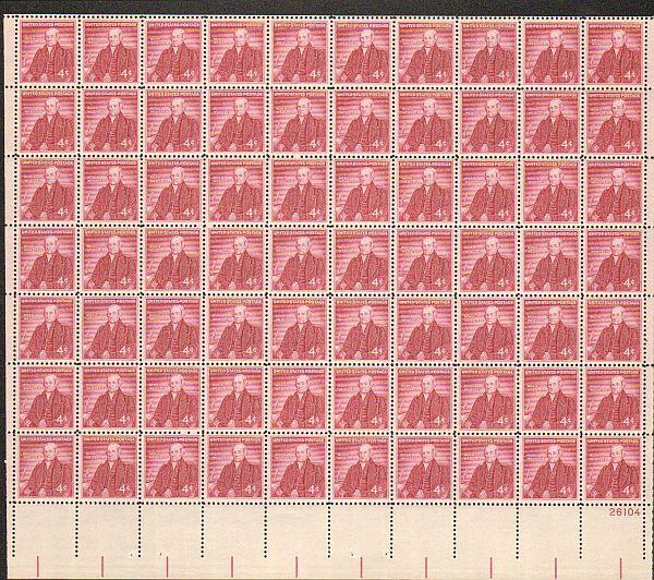 US #1121 Mint Sheet Noah Webster 