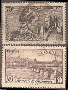 France 394-395 Used VF