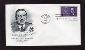 1200 Brien McMahon, FDC Artmaster cachet