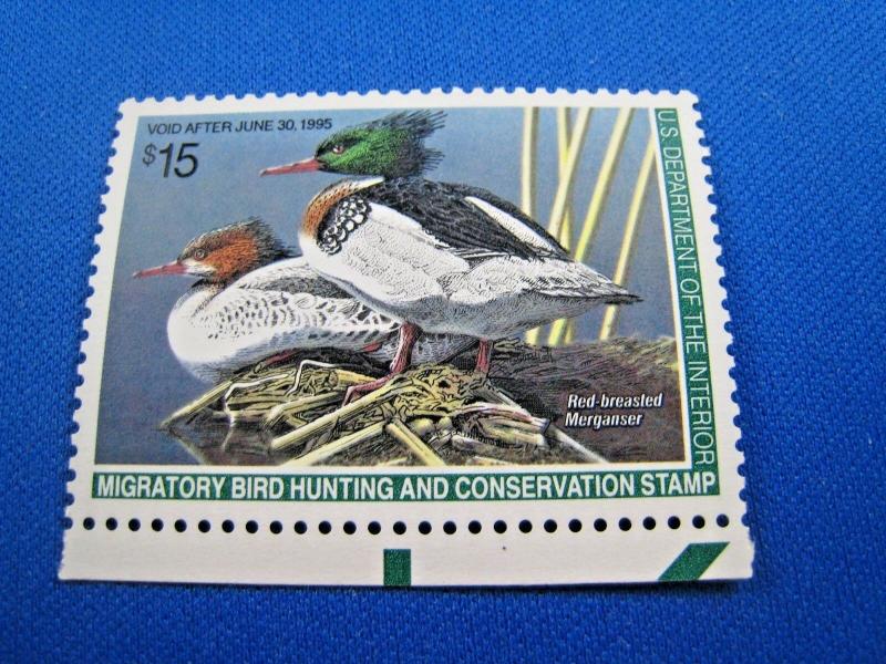 UNITED STATES  -  DUCK STAMP  -  SCOTT # RW61     MNH  