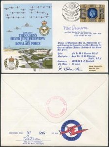 AD30c Queens Silver Jubilee Review of the RAF Signed by Sir Neil Cameron