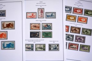 COLOR PRINTED TOGO 1897-1956 STAMP ALBUM PAGES (26 illustrated pages)